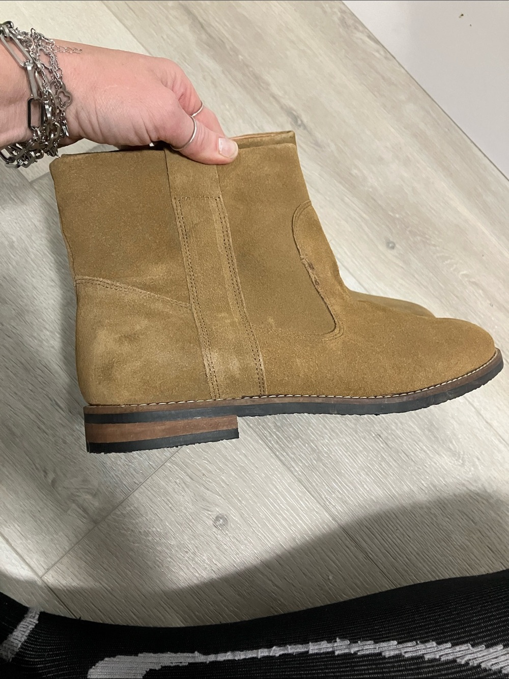 Women’s 10, genuine leather ankle booties from H&M. New with tags - Picture 4 of 9